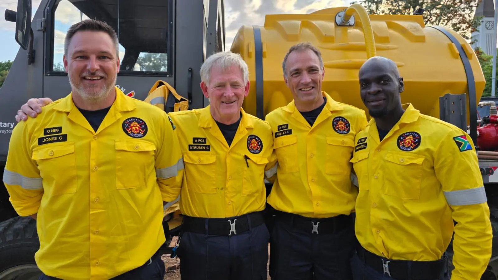 GVF volunteer firefighter team